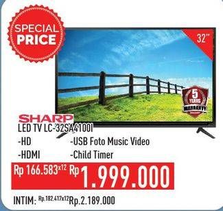 Promo Harga SHARP LC-32SA4100i | LED TV  - Hypermart