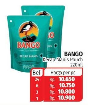 Promo Harga BANGO Kecap Manis 220 ml - Lotte Grosir
