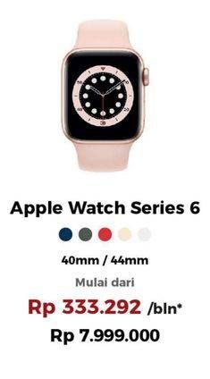 Promo Harga APPLE Watch Series 6 40mm, 44mm 1 pcs - Erafone