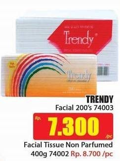 Promo Harga TRENDY Tissue 200 sheet - Hari Hari