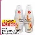 Viva Viva Face Tonic/Milk Cleanser  Diskon 10%, Harga Promo Rp13.500, Harga Normal Rp15.000