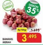 Promo Harga Bawang Merah per 100 gr - Superindo