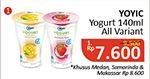 Promo Harga YOYIC Yogurt Drink All Variants 140 ml - Alfamidi