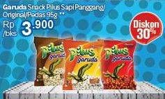 Promo Harga Garuda Snack Pilus Sapi Panggang, Original, Pedas 95 gr - Carrefour