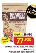 Promo Harga HUNDRED SEEDS Toasted Muesli Granola Creations All Variants 400 gr - Superindo