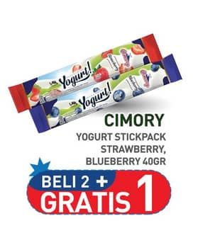 Promo Harga Cimory Yogurt Stick Strawberry, Blueberry 40 gr - Hypermart