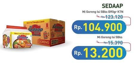 Promo Harga Sedaap Mie Goreng Original per 40 pcs 90 gr - Hypermart