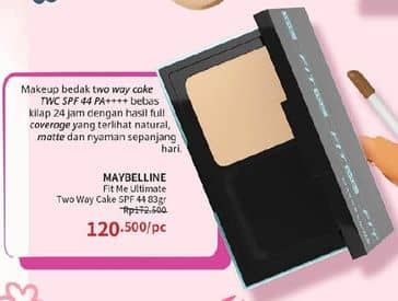 Promo Harga Maybelline Fit Me Ultimate Powder Foundation SPF 44  - Guardian