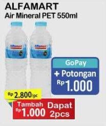 Promo Harga Alfamart Air Mineral 550 ml - Alfamart