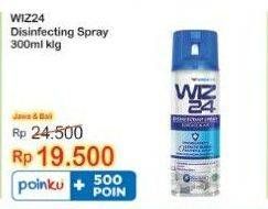 Promo Harga WIZ 24 Disinfectant Spray Surface & Air 300 ml - Indomaret