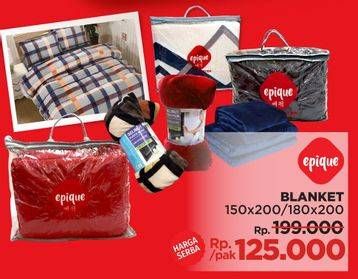 Promo Harga EPIQUE Blanket  - LotteMart