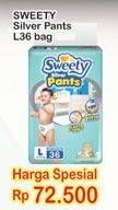 Promo Harga SWEETY Silver Pants L36  - Indomaret