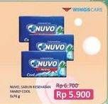 Promo Harga NUVO Family Bar Soap Active Cool per 3 pcs 76 gr - Indomaret