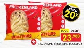 Promo Harga Frozenland French Fries Shoestring 500 gr - Superindo