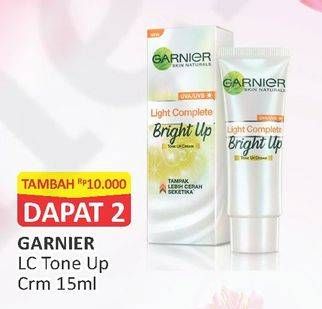 Promo Harga GARNIER Tone Up Cream 15 ml - Alfamart