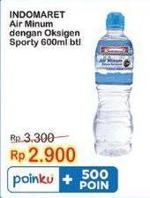 Promo Harga Indomaret Air Minum Dengan Oksigen Sporty 600 ml - Indomaret