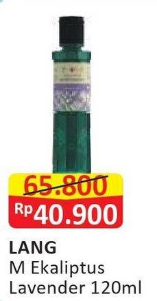 Promo Harga CAP LANG Minyak Ekaliptus Aromatherapy Lavender 120 ml - Alfamart