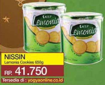 Promo Harga NISSIN Cookies Lemonia 650 gr - Yogya