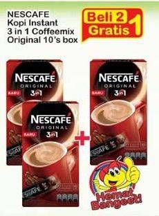 Promo Harga Nescafe Original 3 in 1 per 10 sachet - Indomaret