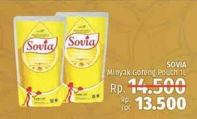 Promo Harga SOVIA Minyak Goreng 1 ltr - LotteMart