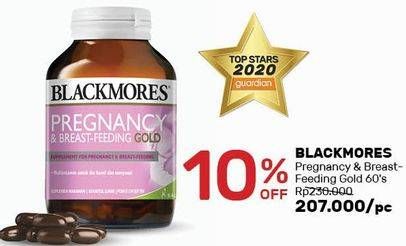 Promo Harga BLACKMORES Pregnancy & Breastfeeding Gold 60 pcs - Guardian