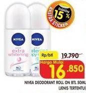 Promo Harga NIVEA Deo Roll On 50 ml - Superindo