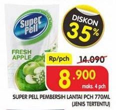Promo Harga SUPER PELL Pembersih Lantai Jenis Tertentu 770 ml - Superindo