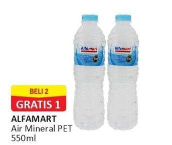 Promo Harga ALFAMART Air Mineral 550 ml - Alfamart