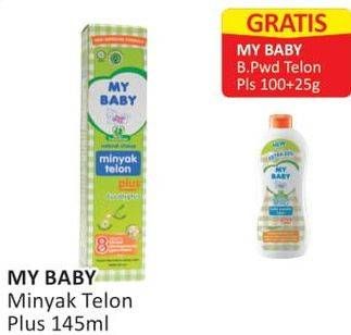 Promo Harga MY BABY Minyak Telon Plus 145 ml - Alfamart
