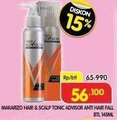 Promo Harga Makarizo Advisor Hair & Scalp Tonic 150 ml - Superindo