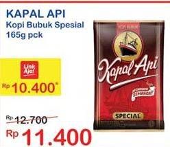 Promo Harga Kapal Api Kopi Bubuk Special 165 gr - Indomaret