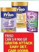 Promo Harga FRISO Gold 3/4 Susu Pertumbuhan 900 gr - Hypermart