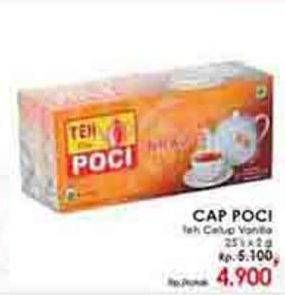 Promo Harga Cap Poci Teh Celup 25 pcs - LotteMart