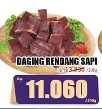 Promo Harga Daging Rendang Sapi per 100 gr - Hari Hari