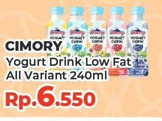 Promo Harga CIMORY Yogurt Drink Low Fat All Variants 240 ml - Yogya