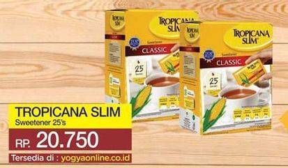 Promo Harga TROPICANA SLIM Sweetener Classic 25 pcs - Yogya