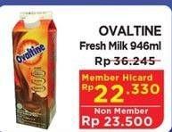 Promo Harga OVALTINE Fresh Milk 1000 ml - Hypermart