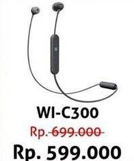 Promo Harga SONY WI-C300 | Wireless Stereo Headset  - Hartono