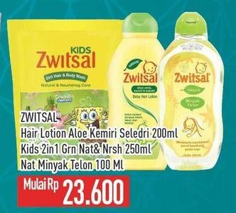 Promo Harga Zwitsal Natural Baby Hair Lotion/Kids Hair Lotion/Natural Minyak Telon   - Hypermart