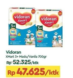 Promo Harga Vidoran Xmart 3+ Madu, Vanilla 725 gr - TIP TOP