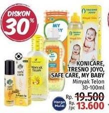 Promo Harga KONICARE/TRESNO JOYO/SAFE CARE/MY BABY Minyak Telon 30 - 100ml  - LotteMart