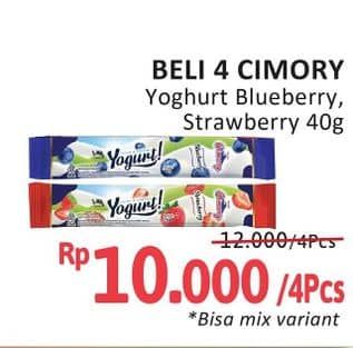 Promo Harga Cimory Yogurt Stick Blueberry, Strawberry 40 gr - Alfamidi