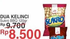Promo Harga DUA KELINCI Kacang Sukro BBQ 140 gr - Yogya