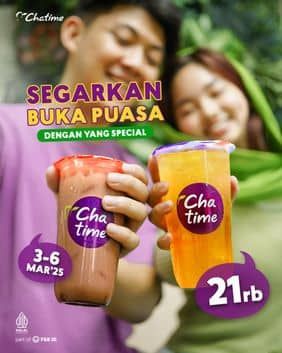 Promo Harga Segarkan Buka Puasa  - Chatime