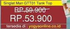 Promo Harga GT MAN Tank Top  - Yogya