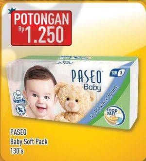 Promo Harga PASEO Baby Pure Soft 130 pcs - Hypermart