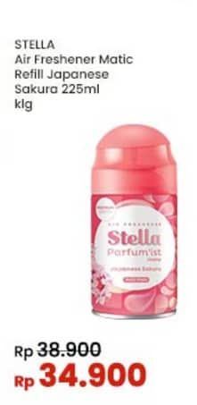 Promo Harga Stella Matic Refill Sakura 225 ml - Indomaret