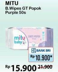 Promo Harga MITU Baby Wipes Ganti Popok 50 pcs - Alfamart
