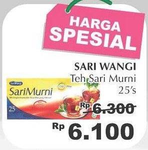 Promo Harga Sariwangi Teh Sari Murni 25 pcs - Giant