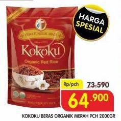 Promo Harga Kokoku Organic Red Rice 2000 gr - Superindo